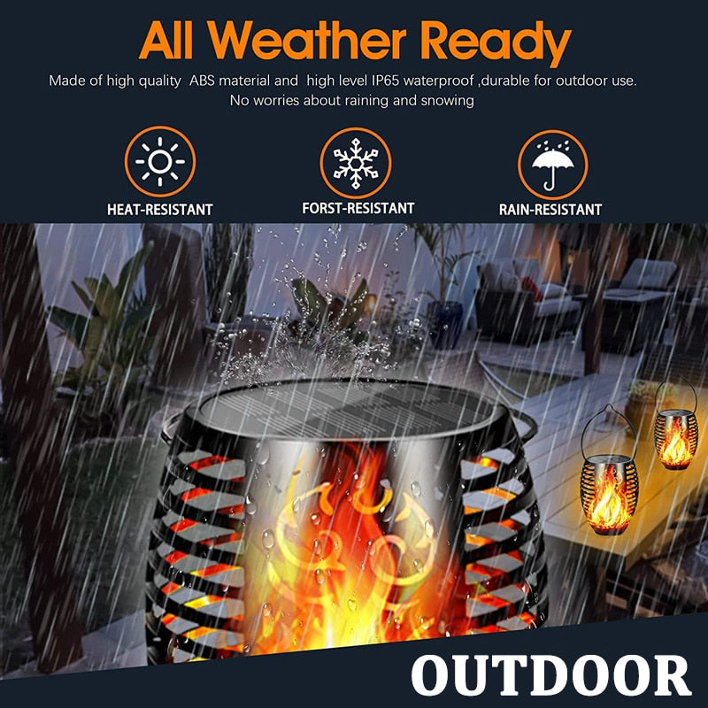 Emporium Home™ - LED Outdoor Solar Torch Lights Waterproof (1 + 1 free)